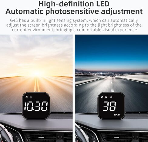 شاشة Wiiyii Car HUD Head Up Display M7، مقياس ذكي OBD/GPS، سرعة القيادة، عدد دورات المحرك في الدقيقة، الجهد الكهربي، درجة حرارة الماء، إلخ..، تعمل بشكل رائع لجميع السيارات in Saudi Arabia
