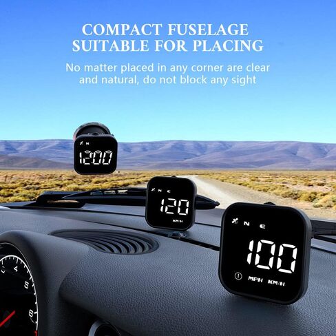 شاشة Wiiyii Car HUD Head Up Display M7، مقياس ذكي OBD/GPS، سرعة القيادة، عدد دورات المحرك في الدقيقة، الجهد الكهربي، درجة حرارة الماء، إلخ..، تعمل بشكل رائع لجميع السيارات in Saudi Arabia