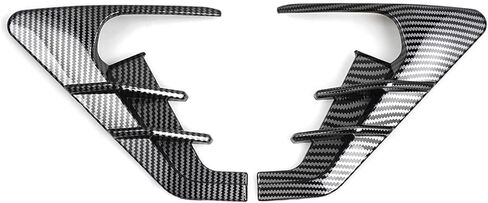 غطاء حماية مؤشر الكاميرا الجانبية Muge Racing Tesla Model 3 Y، ملحقات Tesla المتوافقة مع الطراز 3 Model Y Autopilot 2.0-3.0 (نمط ألياف الكربون غير اللامعة) in Kuwait