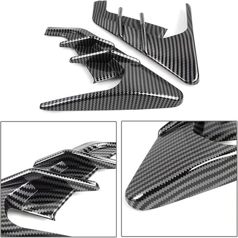 غطاء حماية مؤشر الكاميرا الجانبية Muge Racing Tesla Model 3 Y، ملحقات Tesla المتوافقة مع الطراز 3 Model Y Autopilot 2.0-3.0 (نمط ألياف الكربون غير اللامعة) in Kuwait