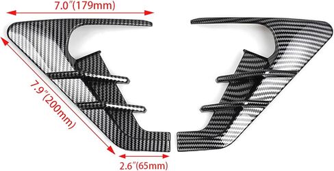 غطاء حماية مؤشر الكاميرا الجانبية Muge Racing Tesla Model 3 Y، ملحقات Tesla المتوافقة مع الطراز 3 Model Y Autopilot 2.0-3.0 (نمط ألياف الكربون غير اللامعة) in Kuwait