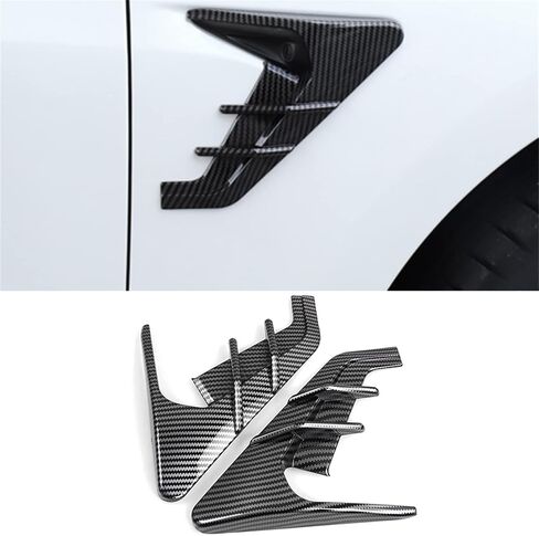 غطاء حماية مؤشر الكاميرا الجانبية Muge Racing Tesla Model 3 Y، ملحقات Tesla المتوافقة مع الطراز 3 Model Y Autopilot 2.0-3.0 (نمط ألياف الكربون غير اللامعة) in Kuwait