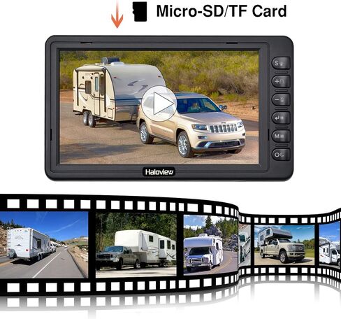 نظام كاميرا احتياطية للمراقبة اللاسلكية Haloview Byte Tango 1080P HD مع ضوء علامة SBT7R in Saudi Arabia