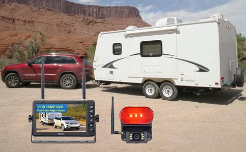 نظام كاميرا احتياطية للمراقبة اللاسلكية Haloview Byte Tango 1080P HD مع ضوء علامة SBT7R in Saudi Arabia