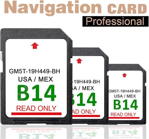 بطاقة اس دي بنظام تحديد المواقع بي 14 محدثة لعام 2023 B12 B11 متوافقة مع لينكولن وفورد سينك الولايات المتحدة الامريكية/ميكس in Kuwait