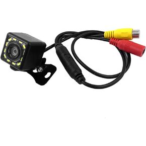 كاميرا احتياطية للسيارة ذات رؤية ليلية عالية الدقة 12 LED، كاميرا الرؤية الخلفية وكاميرا عكسية مقاومة للماء للغاية بزاوية رؤية واسعة 140 درجة مع دعامات تثبيت متعددة للسيارات العالمية وسيارات الدفع الرباعي والشاحنات in Kuwait