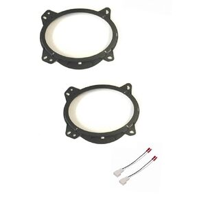 6x9 Front Door Car Stereo Speaker Install Adapter Plates and Speaker Connection Wire Harness Made for 2007-2014 Toyota FJ Cruiser and 2008-2014 Toyota Land Cruiser in Kuwait
