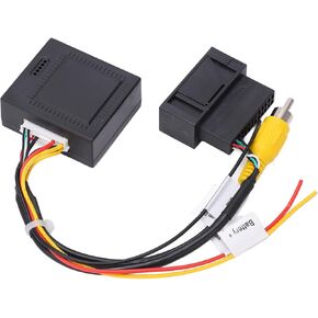 Backup Camera Rear View License Plate Reverse Camera Qiilu 12V 5W RGB to AV Converter Decoder Box Adapter Backup Camera Parts Replacement for Magotan CC in Saudi Arabia