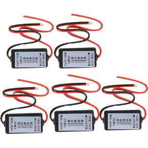 Car Rear View Rectifier DC 12V Reversing Camera Rectifier for Germany/American Car Series No Image, Blue Screen, Flashing Screen, Ripple Phenomenon Pack of 5 in Saudi Arabia