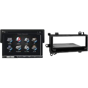 مصدر وسائط متعددة Power Acoustik PD-710B أحادي DIN مع شاشة لمس LCD كبيرة الحجم قابلة للفصل مقاس 7 بوصات بما في ذلك بلوتوث 2.0 وMetra 70-1817 لتسخير أسلاك الراديو لكرايسلر/جيب 1984-2006 in Kuwait