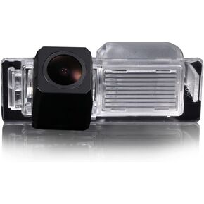 Rear View Back Up Reverse Parking Camera in License Plate Lighting Night Version (NTSC) for Saab 9-3/93/9-X/ 97X/ 9-4X /95/9-5 Chevrolet Cruze Aveo Buick Cadillac SRX/XTS/CTS (Model A= Clip)