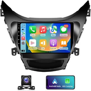 5G WiFi 4GB+32GB Car Stereo Upgrade Radio for Hyundai Elantra 2011 2012 2013,9.2 inch Touch Screen Radio Head Unit with Wireless Carplay Android Auto FM RDS Bluetooth WiFi GPS + 1080P Backup Camera