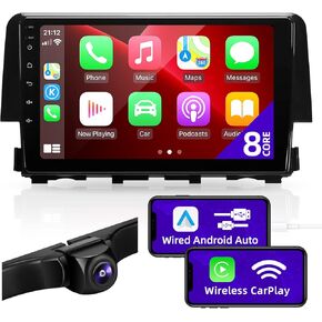 راديو سيارة اندرويد 11 من سي جي او جي سي متوافق مع سيارة هوندا سيفيك 2016-2021 ثماني النواة 1280X720 IPS شاشة لمس ستيريو بلوتوث اف ام/ايه ام جي بي اس ملاحة مشغل وسائط متعددة in Kuwait
