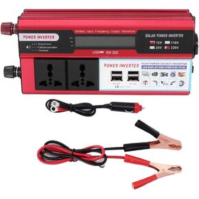 Power Inverter, Car 1500W Solar Power Inverter Digital Display Phone 4 USB in Saudi Arabia