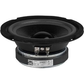 جي ار اس 5SBM1-8 5-1/4 بوصة خلفية مغلقة المدى مع ملف صوتي 1 بوصة 8 اوم in Kuwait