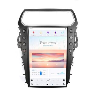 NAKEVICH 14.4 Inch Qualcomm Android 11 Car Radio for Ford Explorers 2011-2019 Stereo Upgrade Tesla Style Dash IPS Touch Screen Android Auto GPS Navigation Head Unit Audio Multimedia Player