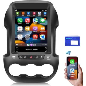 راديو سيارة لاسلكي Apple CarPlay & Android Auto Android 11 ستيريو 2+32 جيجابايت 10.1 بوصة بشاشة تعمل باللمس متوافق مع Ford Ranger 2011-2015 يدعم نظام تحديد المواقع والملاحة WiFi HiFi Bluetooth FM RDS Radio Head Unit in Kuwait