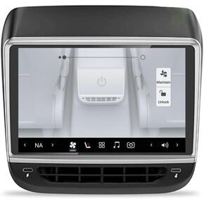 شاشة عرض المقعد الخلفي Tesla 7.2 بوصة لطراز Tesla 3 Y، بكسل LCD للتحكم في تكييف الهواء IPS الوسائط المتعددة في المقعد الخلفي مشغل نظام الترفيه in Kuwait