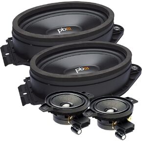 PowerBass USA OE69C-GM2 6 x 9 تناسب مباشر 2 أوم - نظام مكونات GMC OEM 80W RMS/160W كحد أقصى in Kuwait