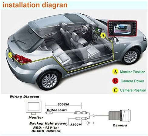 for Subaru Legacy/Liberty 2010～2014 Car Rear View Camera Back Up Reverse Parking Camera/Plug Directly in Saudi Arabia