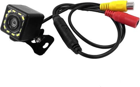 كاميرا احتياطية للسيارة ذات رؤية ليلية عالية الدقة 12 LED، كاميرا الرؤية الخلفية وكاميرا عكسية مقاومة للماء للغاية بزاوية رؤية واسعة 140 درجة مع دعامات تثبيت متعددة للسيارات العالمية وسيارات الدفع الرباعي والشاحنات in Kuwait