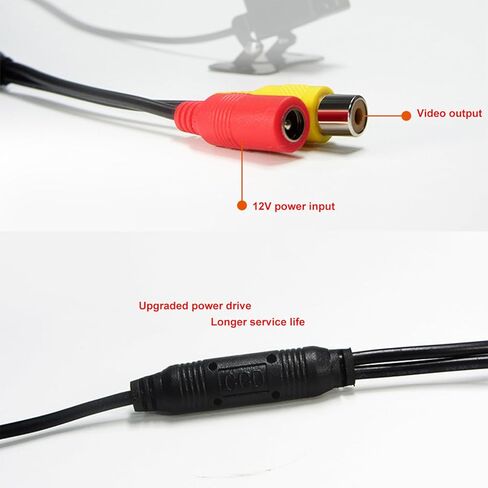 كاميرا احتياطية للسيارة ذات رؤية ليلية عالية الدقة 12 LED، كاميرا الرؤية الخلفية وكاميرا عكسية مقاومة للماء للغاية بزاوية رؤية واسعة 140 درجة مع دعامات تثبيت متعددة للسيارات العالمية وسيارات الدفع الرباعي والشاحنات in Kuwait