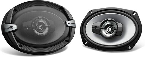 JVC مكبرات صوت للسيارة CS-DR693 DRVN - 500 واط من الطاقة لكل زوج، 250 واط لكل زوج، 6 × 9 انش، نطاق كامل، 3 اتجاهات، تصميم متين، تباع في ازواج، سهلة التركيب in Saudi Arabia