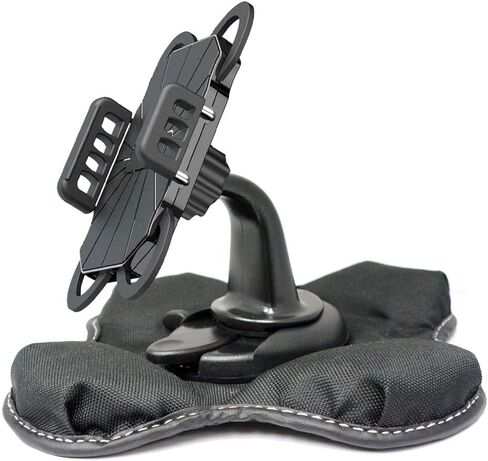 ChargerCity Universal GPS Smartphone Beanbag Dash Dashboard Friction Mount Holder for All Smartphone iPhone Galaxy up to 3.75 inch Wide in Saudi Arabia