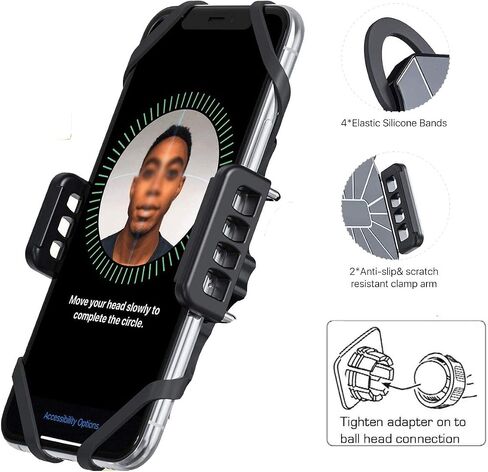 ChargerCity Universal GPS Smartphone Beanbag Dash Dashboard Friction Mount Holder for All Smartphone iPhone Galaxy up to 3.75 inch Wide in Saudi Arabia
