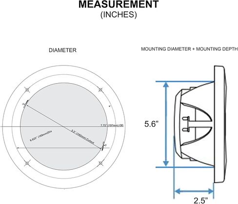 4 x EnrockMarine EM270B 6.5" 2-Way 180-Watt Marine Loudspeakers (Black), Enrock Marine-Grade 50Ft. 16-Gauge Tinned Speaker Wire in Saudi Arabia