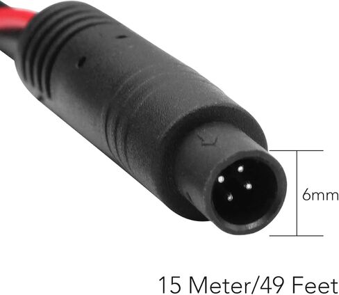 PORMIDO 49FT Replacement Long Cable for Backup Camera PR996H for Big Vehicles Truck RV Trailer Motorhome Pickup in Kuwait