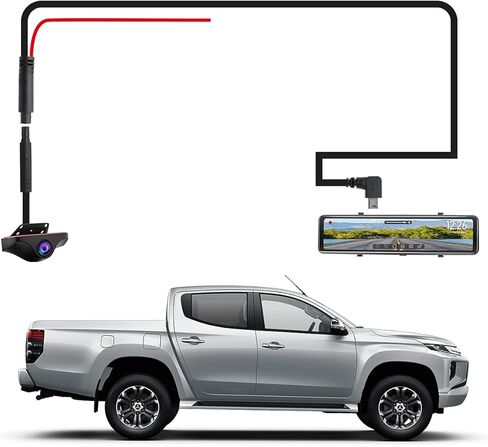 PORMIDO 49FT Replacement Long Cable for Backup Camera PR996H for Big Vehicles Truck RV Trailer Motorhome Pickup in Kuwait