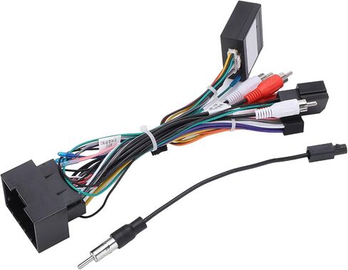 Stereo Wiring Harness, Car Radio Stereo Wiring Harness with CAN Bus Box 16Pin Audio Wiring Harness Replacement for Chevrolet Malibu 2013-2015 in Saudi Arabia