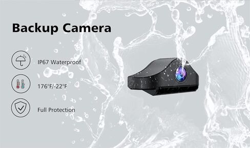 Spedal NaviCam 796N 796W 797 786 787 كاميرا خلفية مخصصة، 1080P، زاوية واسعة 140 درجة، مقاومة للماء IPX67، متوافقة مع المركبات 12 فولت ~ 24 فولت in Kuwait