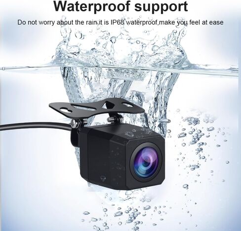 AWESAFE HD Reverse Camera Waterproof Rear View Camera Wide-Angle for Universal Cars, SUV, Trucks in Saudi Arabia
