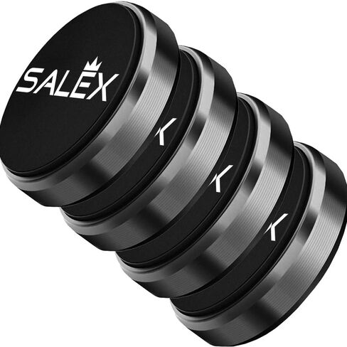SALEX Magnetic Phone Mounts 2 Pack with 3M Adhesive. Black Flat Cell Phone Holder for Car Dashboard, Truck, Wall, Mirror, Table. Universal Low Profile Stick on Magnet Set in Kuwait