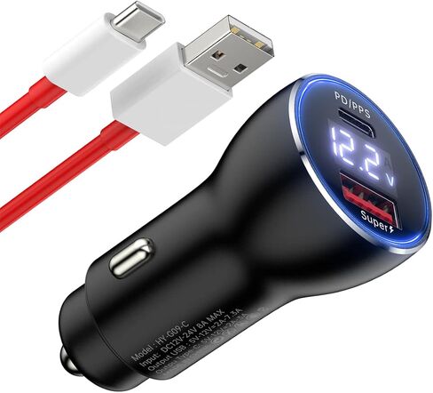 for Oneplus Car Charger 100W 80W 65W Fast Charging,3ft Cable in Kuwait