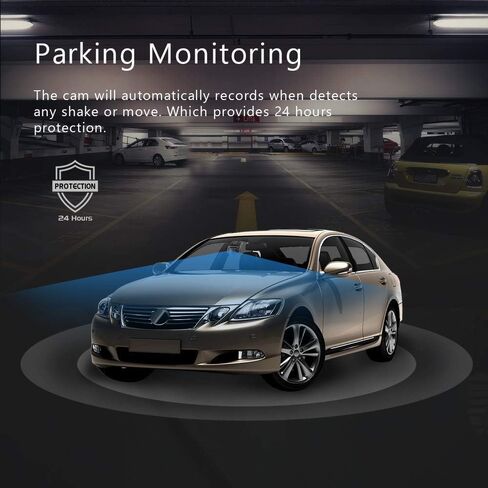 Innosinpo Dash Cam【2021 New Version】 1080P FHD DVR Car Dashboard Camera Recorder 3" LCD Screen 170° Wide Angle, Super Night Vision, G-Sensor, WDR, Parking Monitor, Loop Recording, Motion Detection in Saudi Arabia