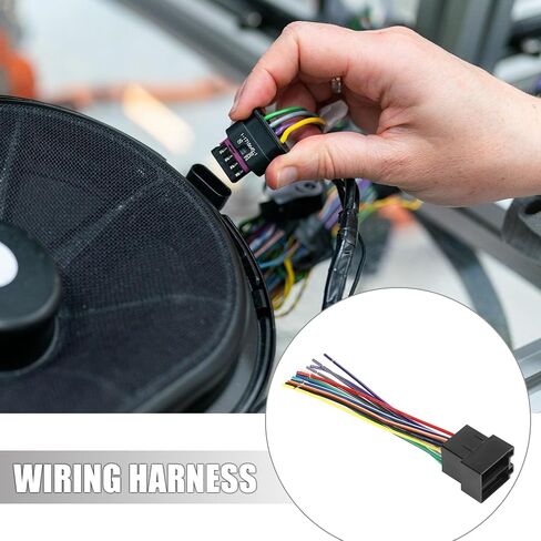 X AUTOHAUX 70-1784 Car Stereo CD Player Wiring Harness Wire Radio Adapter Install Plug for Volkswagen Passat Jetta Bora in Saudi Arabia
