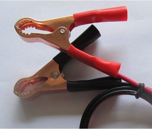 فانكي مشابك بطارية 50 امبير مجموعة كيبل مشبك تمساح للسيارة عاكس عالي الطاقة من قطعتين in Kuwait