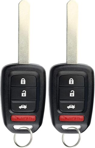 KeylessOption دخول بدون مفتاح عن بعد فوب غير مقطوع مفتاح السيارة الإشعال لهوندا أكورد سيفيك 2016-2019 MLBHLIK6-1TA in Kuwait
