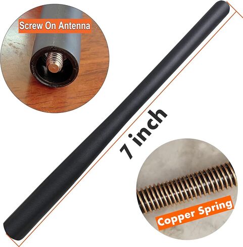 7 Inches Radio Antenna for Mitsubishi Lancer (2002-2017), Mitsubishi Lancer Antenna, Flexible Rubber Antenna Replacement for Mitsubishi Lancer 2002-2017 in Kuwait