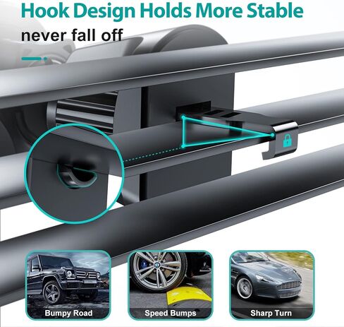 بوب تيك حامل هاتف بفتحة تهوية لمقابض المقبس، [مشبك مطور] حامل هاتف عالمي للسيارة لقبضة قابلة للتبديل والطي مع دوران 360 درجة قابل للتعديل متوافق مع ايفون وسامسونج جالكسي in Kuwait