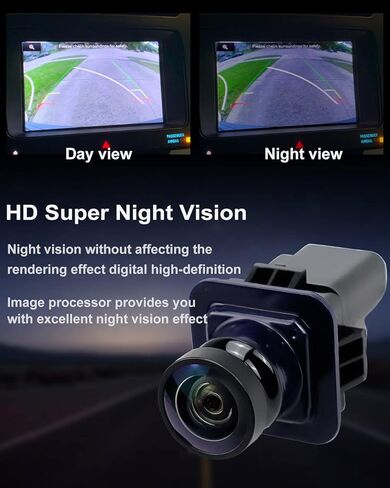 كاميرا احتياطية f150، كاميرا مساعدة في الركن متوافقة مع فورد F-150 2011-2014، موستانج 2015-2019، لينكولن ام كيه سي 2015-2019، كاميرات الرجوع للخلف تستبدل رقم BL3Z-19G490-B، EL3Z-19G490-AA in Kuwait