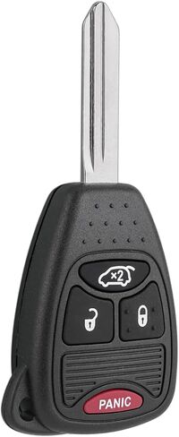 Key Fob Remote Replacement Fits for Chrysler 300 2005-2007 Sebring 200 Aspen Dodge Charger 2006-2007 Avenger Jeep Commander Grand Cherokee 2005-2007 Liberty 2008-2012 KOBDT04A, OHT692427AA (Pack of 2) in Kuwait