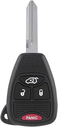 Key Fob Remote Replacement Fits for Chrysler 300 2005-2007 Sebring 200 Aspen Dodge Charger 2006-2007 Avenger Jeep Commander Grand Cherokee 2005-2007 Liberty 2008-2012 KOBDT04A, OHT692427AA (Pack of 2) in Kuwait