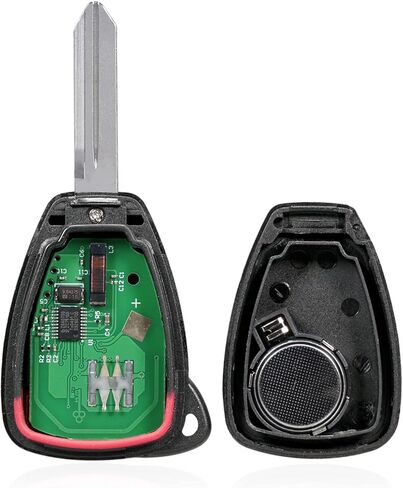 Key Fob Remote Replacement Fits for Chrysler 300 2005-2007 Sebring 200 Aspen Dodge Charger 2006-2007 Avenger Jeep Commander Grand Cherokee 2005-2007 Liberty 2008-2012 KOBDT04A, OHT692427AA (Pack of 2) in Kuwait