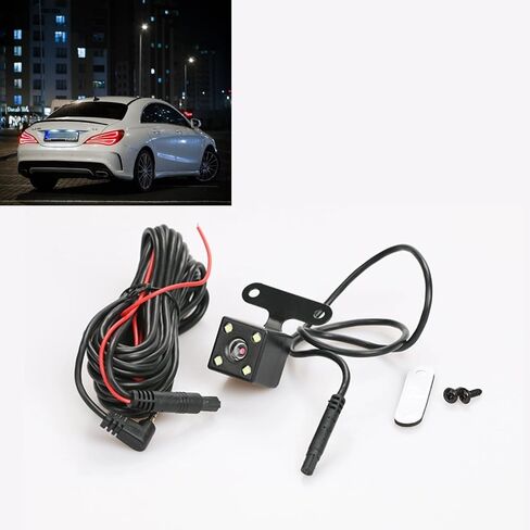 Rear View Camera, 1280x720 Pixels Backup Camera Universal Clear Images Weatherproof, 5Pin 80‑90 Degree Wide Angle Car Reverse Car Rear Backup Camera, Reverse System for Car in Saudi Arabia