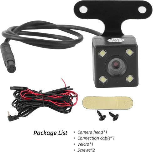 Rear View Camera, 1280x720 Pixels Backup Camera Universal Clear Images Weatherproof, 5Pin 80‑90 Degree Wide Angle Car Reverse Car Rear Backup Camera, Reverse System for Car in Saudi Arabia