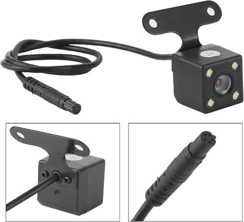 Rear View Camera, 1280x720 Pixels Backup Camera Universal Clear Images Weatherproof, 5Pin 80‑90 Degree Wide Angle Car Reverse Car Rear Backup Camera, Reverse System for Car in Saudi Arabia